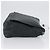 PRADA Borsa a Spalla in Catena di Plastica Pelle Nera Auth 172733 Nero - vista 3