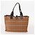 Borsa in pelle e nylon Burberry Nova Check Blue Label 5 pezzi blu marrone Auth mr2107 Beige - vista 12