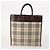 Borsa in pelle e nylon Burberry Nova Check Blue Label 5 pezzi blu marrone Auth mr2107 Beige - vista 3