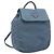 PRADA Backpack Nylon Baby Blue Silver Auth ti3674 Silvery Light blue