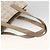 CHANEL Nuova Borsa Tote da Viaggio Nylon Beige CC Auth 174068 - vista 7