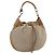 Borsa a Spalla GUCCI in Tela Beige Argento 109210 Auth bs33831