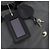 Borsa Boston PRADA in nylon grigio argento autentica am10771 Marrone - vista 10