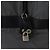 Borsa Boston PRADA in nylon grigio argento autentica am10771 Marrone - vista 18