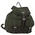 PRADA Backpack Nylon Khaki Silver Auth 172669 Silvery