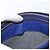Céline Borsa a Spalla CELINE Trio in Pelle Blu Oro Auth ep13474 D'oro - vista 18