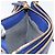 Céline Borsa a Spalla CELINE Trio in Pelle Blu Oro Auth ep13474 D'oro - vista 19