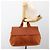 Hermès HERMES Valparaiso MM Handtasche Canvas Leder Orange Silber Auth ka2867 - Ansicht 23