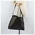 Céline Borsa a spalla in tela Macadam CELINE in pelle PVC nera e oro Auth fm5227 Nero D'oro - vista 23