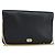 Borsa a spalla con catena Christian Dior in pelle nera e oro Auth ka3037 Nero D'oro
