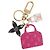 LOUIS VUITTON Monogram Schlüsselanhänger Illustrious Alma Charm Rosa M00838 Auth ARZ478M Pink Monogramm