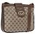 Gucci Borsa a Spalla GG Supreme PVC Beige Oro Auth ka3015 D'oro