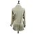CHANEL COCO Marke Bluse Langarm-T-Shirt Seide Größe 38 Beige CC Auth ARZ187V - Ansicht 4