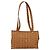 Borsa a Spalla MCM Vicetos Logogram in Pelle PVC Marrone Oro Auth 172151 D'oro - vista 13