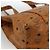 Borsa a Spalla MCM Vicetos Logogram in Pelle PVC Marrone Oro Auth 172151 D'oro - vista 14