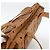 Borsa a Spalla MCM Vicetos Logogram in Pelle PVC Marrone Oro Auth 172151 D'oro - vista 6