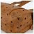 Borsa a Spalla MCM Vicetos Logogram in Pelle PVC Marrone Oro Auth 172151 D'oro - vista 9
