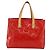 LOUIS VUITTON Monogram Vernis Reade PM Borsa a Mano Rossa M91088 LV Auth BA11260 Rosso - vista 13
