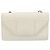 Borsa a spalla in pelle bianca e argento SAINT LAURENT Auth bs33774 Bianco - vista 13