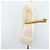 Borsa a spalla in pelle bianca e argento SAINT LAURENT Auth bs33774 Bianco - vista 21