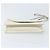 Borsa a spalla in pelle bianca e argento SAINT LAURENT Auth bs33774 Bianco - vista 5