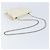 Borsa a spalla in pelle bianca e argento SAINT LAURENT Auth bs33774 Bianco - vista 7