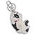 LOUIS VUITTON Monogramm LV Katzen Charm M01475 LV Auth ARZ470SAM