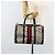 Borsa a mano GUCCI GG Supreme Sherry Line PVC Blu Navy Oro Rosso Auth 173870 D'oro - vista 20