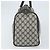 Borsa a mano GUCCI GG Supreme Sherry Line PVC Blu Navy Oro Rosso Auth 173870 D'oro - vista 4