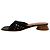 Sandali Slide Simone in pelle nera all'uncinetto Staud Nero - vista 3