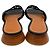 Sandali Slide Simone in pelle nera all'uncinetto Staud Nero - vista 5