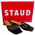 Sandali Slide Simone in pelle nera all'uncinetto Staud Nero - vista 6