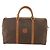 Céline Borsa Boston in tela Macadam CELINE in pelle PVC marrone e oro Auth ti3659 D'oro - vista 13
