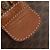 Céline Borsa Boston in tela Macadam CELINE in pelle PVC marrone e oro Auth ti3659 D'oro - vista 19