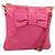 Ribbon Borsa a Spalla PRADA in Nylon Rosa Oro Auth ARZ034A D'oro