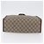 Borsa tote Gucci GG Supreme Web Sherry Line in PVC beige e oro 211135 Auth BA11208 D'oro - vista 5