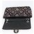 Borsa a Spalla con Catena CHANEL Satin Nero Argento CC Auth ARZ448A - vista 19