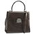 Borsa a Mano GUCCI in pelle verniciata 2 in 1 Bronzo Oro Auth 172396
