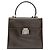 Borsa a Mano GUCCI in pelle verniciata 2 in 1 Bronzo Oro Auth 172396 - vista 13