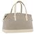 LOEWE Handtasche aus Canvas Beige Silber Authentisch 173814