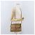 Céline Borsa a Spalla in Tela Macadam CELINE PVC Beige Oro Auth 173810 D'oro - vista 27