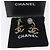 Orecchino CHANEL Pierce in metallo Argento CC Auth bs33640 - vista 11
