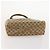 GUCCI GG Canvas Micro GG Supreme Pouch Bag PVC 4 Set Beige Weiß Auth ki6375 - Ansicht 12