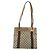 Borsa tote in PVC beige e oro della linea Sherry GG Supreme di GUCCI Auth 173878 D'oro - vista 13