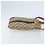 Borsa tote in PVC beige e oro della linea Sherry GG Supreme di GUCCI Auth 173878 D'oro - vista 3