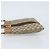 Borsa tote in PVC beige e oro della linea Sherry GG Supreme di GUCCI Auth 173878 D'oro - vista 4