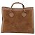 Bamboo Borsa a Spalla GUCCI in Camoscio Marrone Oro 002 1434 0259 Auth ep13442 D'oro - vista 13
