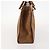 Bamboo Borsa a Spalla GUCCI in Camoscio Marrone Oro 002 1434 0259 Auth ep13442 D'oro - vista 3