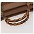 Bamboo Borsa a Spalla GUCCI in Camoscio Marrone Oro 002 1434 0259 Auth ep13442 D'oro - vista 7