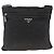 Borsa a Spalla PRADA Nylon Nero Argento Autentica ka2916 - vista 13